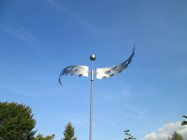 Windspiel Engel aus Edelstahl