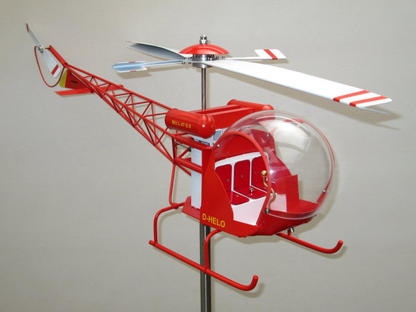 Windspiel Helikopter Bell47